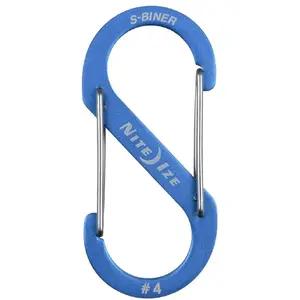 Carabiner S-Biner Dual #4 aluminium blue — NITEIZE (SBA4-03-R6)