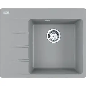 Franke granite sink CNG 611-62TL, single-bowl undermount/inset, stone gray