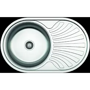 Sink Franke AS196 stainless steel inset/undermount model AS_196 with siphon