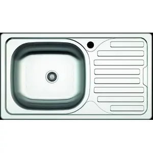 Мойка Franke STAINLESS STEEL SATIN AS07 с сифоном, нержавеющая сталь