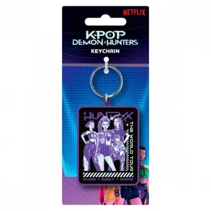 Брелок из ПВХ Kids Euroswan K-POP Demon Hunters Huntrix — фигурный аксессуар