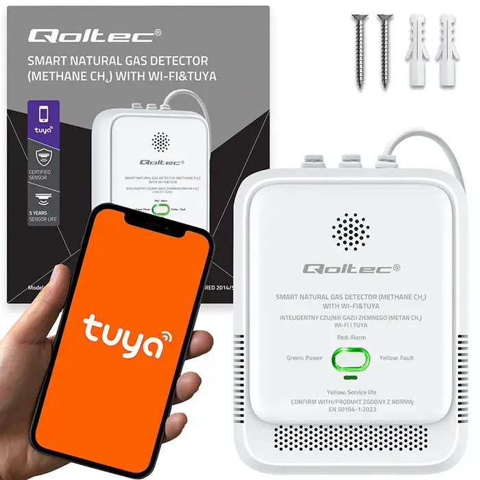 Gas leak detector QOLTEC NG Tuya Photo 10