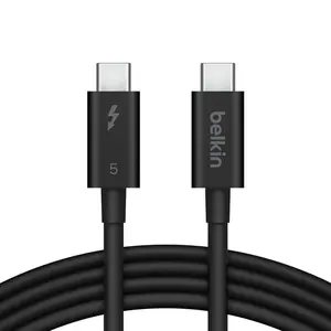 Thunderbolt cable Belkin INZ005HQ1MBK 1 m, male-to-male, up to 120 Gbit/s, black