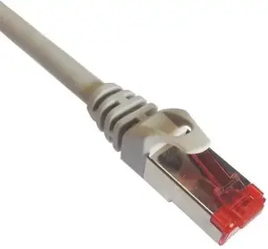 Ethernet patch cable No name CAT-626-1500.L Cat6a SF/UTP 15 m light grey