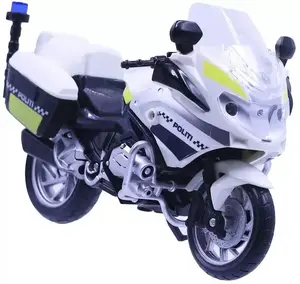 Игрушечный полицейский мотоцикл RM Motors Impulse Toys Motor 112 с подсветкой и звуком, 18 см