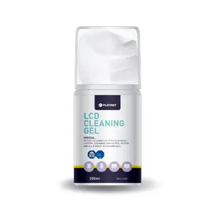 Cleaning Kit for LCD and Touch Screens, Fellowes Platinet PLAPFS6255 — 250 ml Gel + 15×18 cm Microfibre Cloth