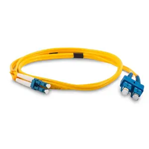 Optical patch cable duplex LC–SC 50/125 µm OM3 20 m