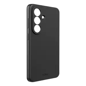 Vāciņš PURO priekš Samsung S26 Plus, silikons + mikrošķiedra, priekš 6.7" (17 cm), melns