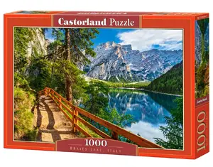 Пазл Castorland Braies Lake, Italy — 1000 деталей, 250×350 мм, от 9 лет