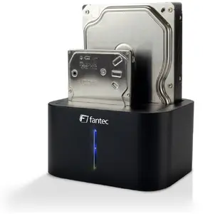 Doka FANTEC DS-X1U3-Glanz USB 3.2 Gen 1 — vienvietīgs ārējais diska korpuss ar USB 3.2 Gen 1 saskarni