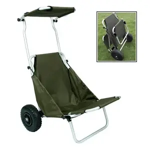 Foto ratiņi Stealth Gear SGTRFG — 2 riteņi, zaļa, kompaktai foto aprīkojuma pārvadāšanai