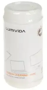 Салфетки для чистки экранов Staples SC-4LV Lumivida, предварительно увлажнённые, одноразовые пакетики