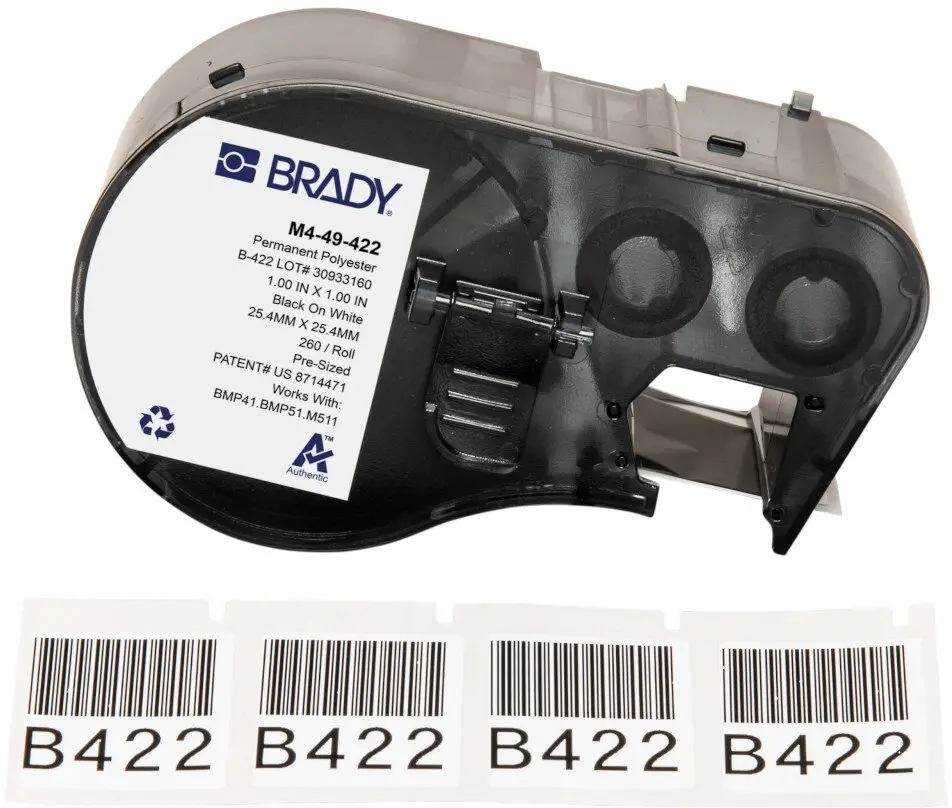 Brady M4-49-422 полиэстеровые самоклейки Photo 7