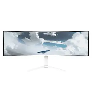 Curved monitor Arozzi Nova 49" (124.5 cm) Dual QHD 5120×1440 LED VA, 32:9, 4 ms, USB hub, speakers, white