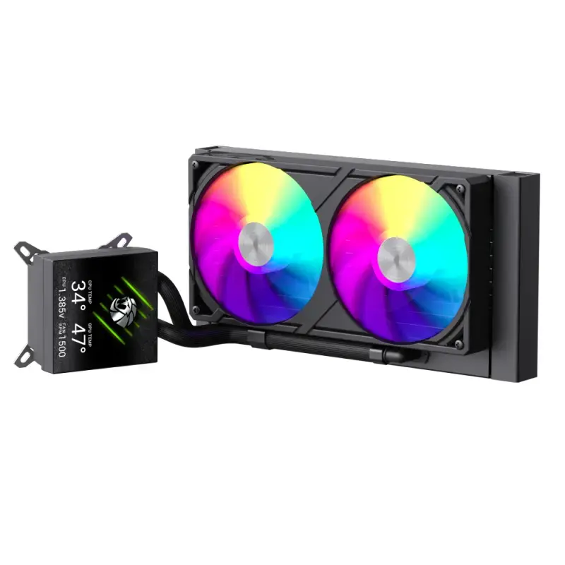 GameMax GLACIER 240 LCD BK жидкостный кулер Photo 4