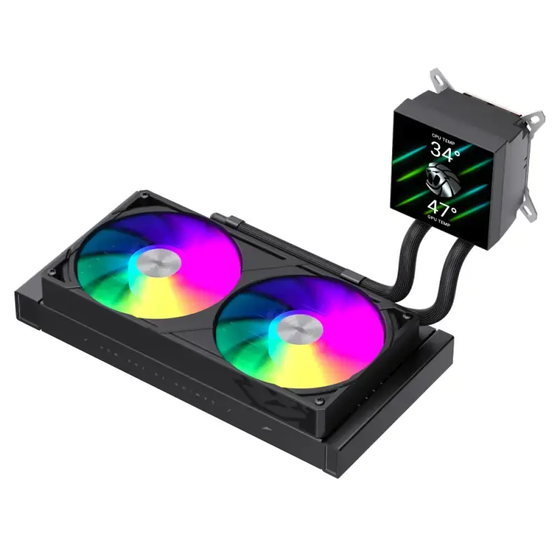GameMax GLACIER 240 LCD BK жидкостный кулер Photo 6