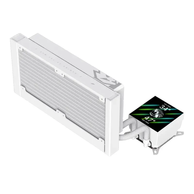 GameMax GLACIER 240 LCD WH CPU Liquid Cooler Photo 5