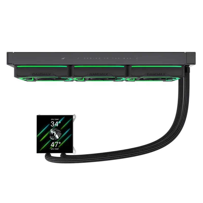 GameMax HAILSTORM 360 LCD CPU Liquid Cooler Photo 4