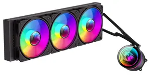 All-in-one Liquid CPU Cooler GameMax ICEBURG 360 INFINITY BK, 12 cm Fans, 397×120×52 mm, Black