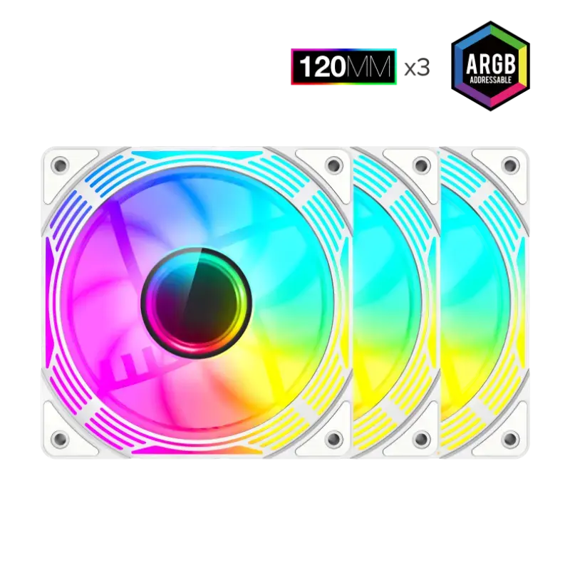 Вентилятор корпуса GameMax KF300R WH Photo 4