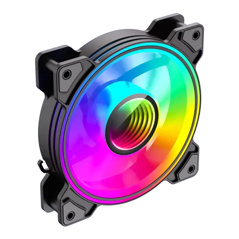 GameMax DUAL RING INFINITY BK case fan 120x32 mm Photo 5