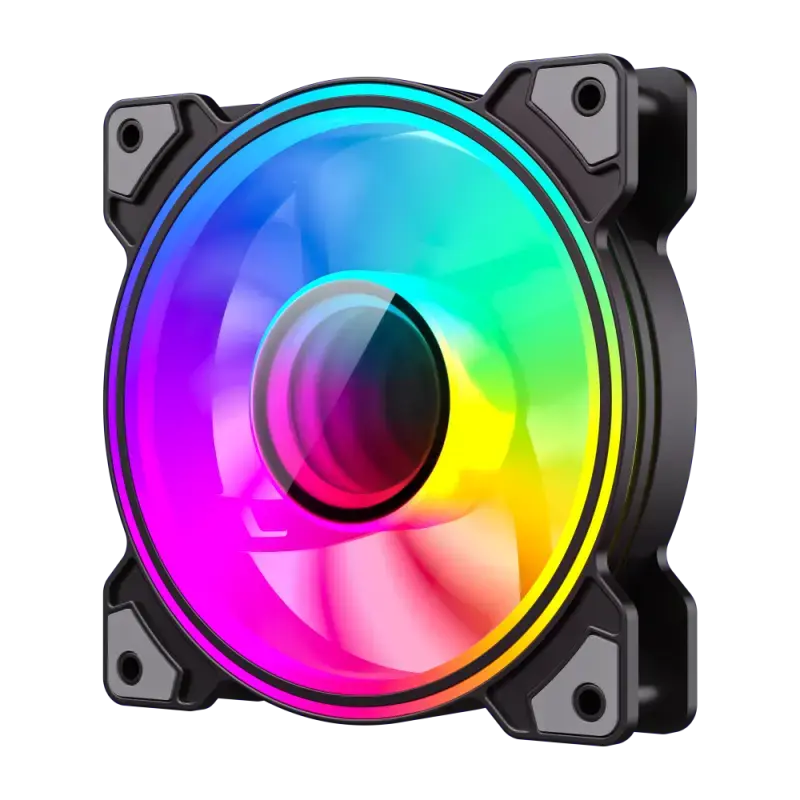 GameMax DUAL RING INFINITY BK case fan 120x32 mm Photo 10