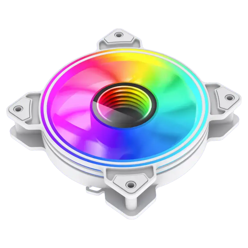 Вентилятор GameMax DUAL RING INFINITY White Photo 2