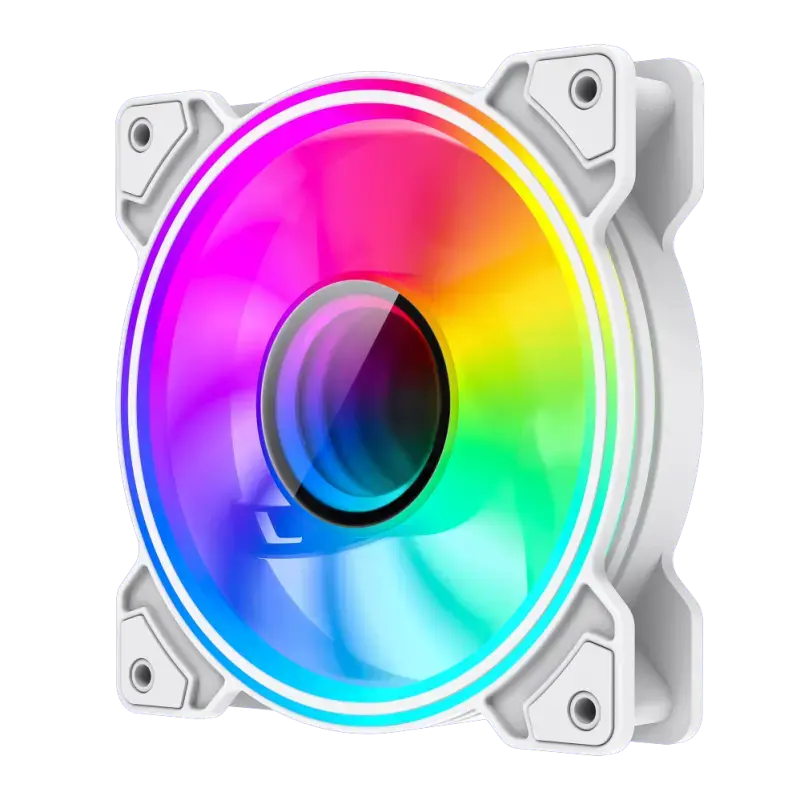 Вентилятор GameMax DUAL RING INFINITY White Photo 7