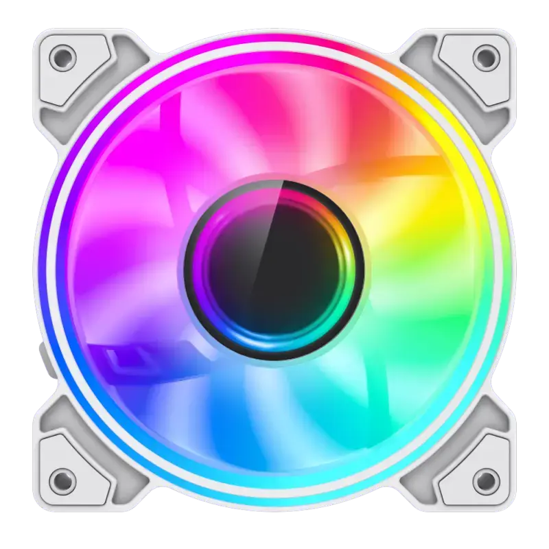 Вентилятор GameMax DUAL RING INFINITY White Photo 9