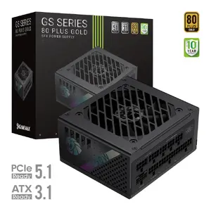 Блок питания ATX GameMax GS 750G — 750 Вт, 80 PLUS Gold, гарантия 60 мес.