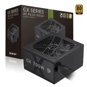 Блок питания GameMax GX 700G, 700 Вт, 80 PLUS Gold, ATX, гарантия 120 мес.