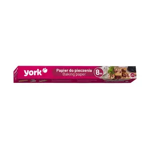 Пергамент для выпечки York 8 м рулон для духовки и приготовления пищи