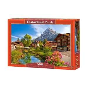 Пазл Castorland Kandersteg, Switzerland — 500 деталей, размер в собранном виде 225×325 мм, 9+