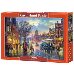 Пазл Castorland Abbey Road 1930‑е, 1000 деталей, 680×470 мм, тема «Здания»
