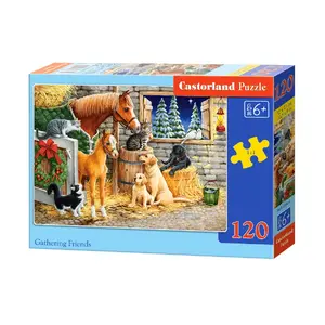Пазл Castorland Gathering Friends 120 элементов — мультфильмы, ширина 320 мм, 6+ лет