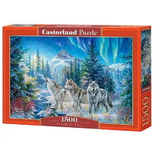 Пазл Castorland C-151974-2 — 1500 деталей, тема «Волк», 680×470 мм