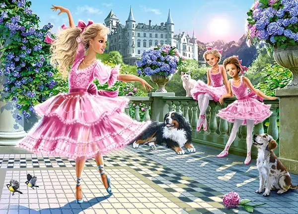 Castorland Ballet Dancers 180 detaļu puzle Photo 2