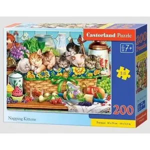 Castorland puzle 200 gab. — Napping Kittens (CAS-B222278)