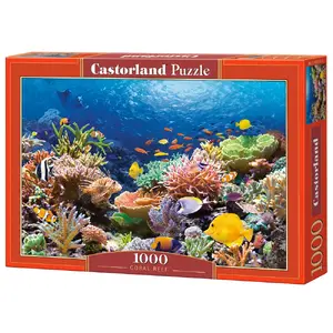 Jigsaw puzzle Castorland Coral Reef Fishes — 1000 pieces, 250×350 mm, age 9+