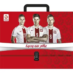 A4 document case with handle Astra TECZKA Z RĄCZKĄ PZPN 108016007 — A4 size, rigid folder