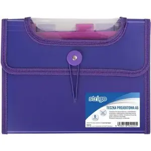 Folder PILOT STRIGO A5 with dividers V-file, purple