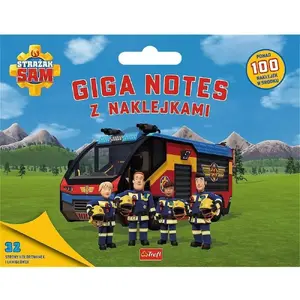 Notepad with stickers IMPACTO GIFTS Strażak Sam — Giga notes with stickers