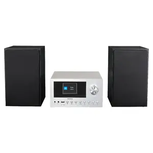 Домашняя аудиосистема MEDION P85003 — 30 Вт RMS, 2-полосные динамики, тюнер DAB+/FM/AM, TFT-дисплей, AUX 3.5 мм