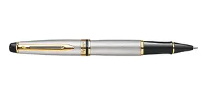 Fountain pen WATERMAN Expert — Black stainless steel housing, black ink, 1 pc