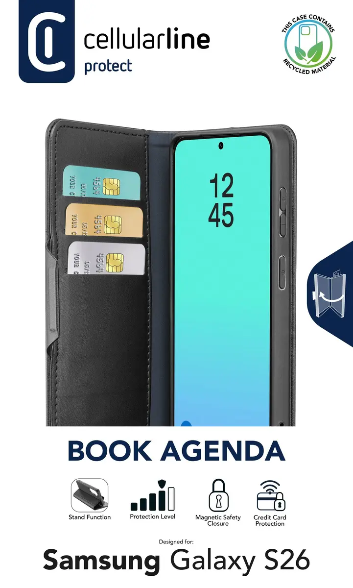 Cellular Line Book Agenda 2 maciņveida