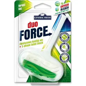 Колодка для унитаза General Fresh DUO FORCE 40 г — подвесной освежитель, лесной аромат