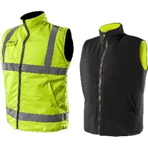 Reversible Work Vest NEO tools 81-520-XXXL — one side reflective yellow, size XXXL/60