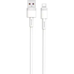 USB cable Techonic XO NB-Q166 — USB A to USB-C, 1.0 m, 5 A, white