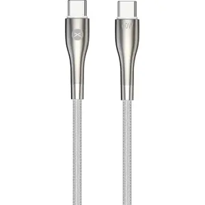 USB-C to USB-C cable No name Sleek 1.0 m 60W white — data and charging cable