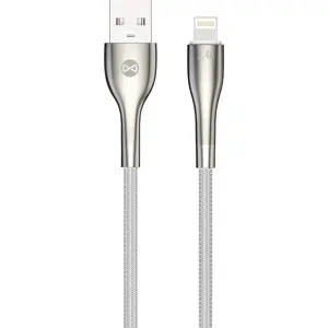 USB to Lightning cable No name Sleek 1.0 m 2.4A — white